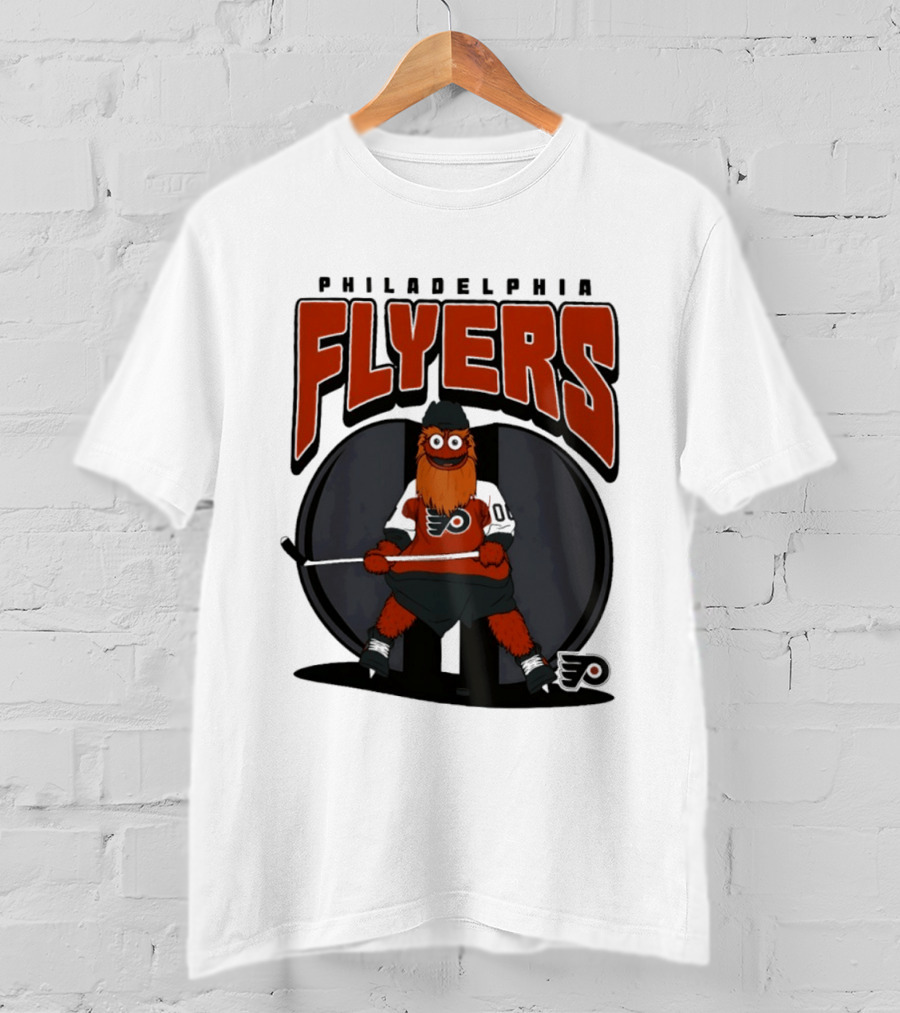 Philadelphia Flyers Gritty Mania NHL 2026 Hockey Mascot Fan Gear T-Shirt