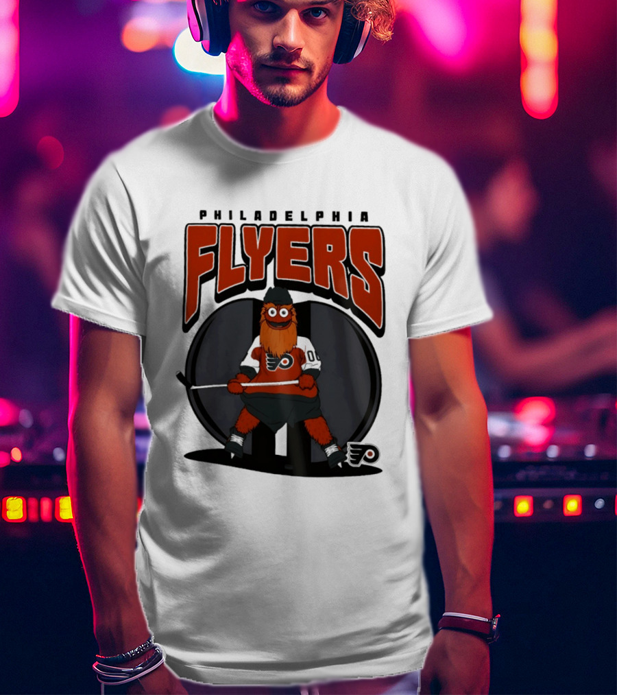 Philadelphia Flyers Gritty Mania NHL 2026 Hockey Mascot Fan Gear T-Shirt