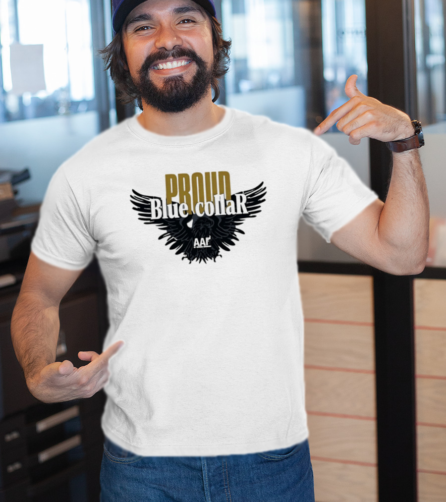 Proud Blue Collar AAF Eagle Worker T-Shirt