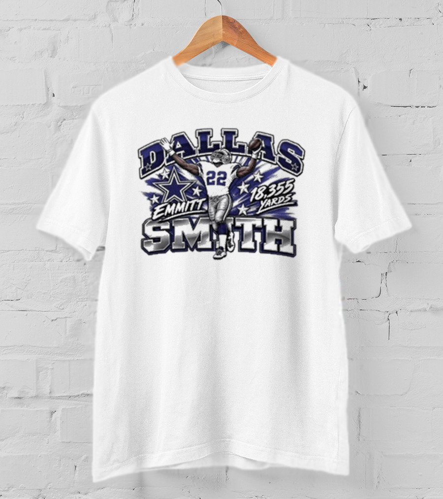 Dallas Emmitt Smith 22 Cheer Legacy T-Shirt