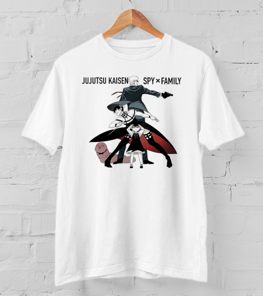 Jujutsu Kaisen Spy X Family Anime Crossover Collaboration Characters T-Shirt