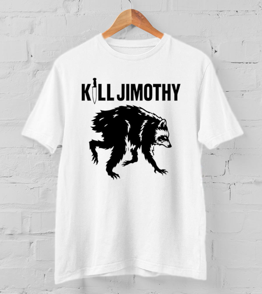Kill Jimothy Raccoon Meme Knife T-Shirt