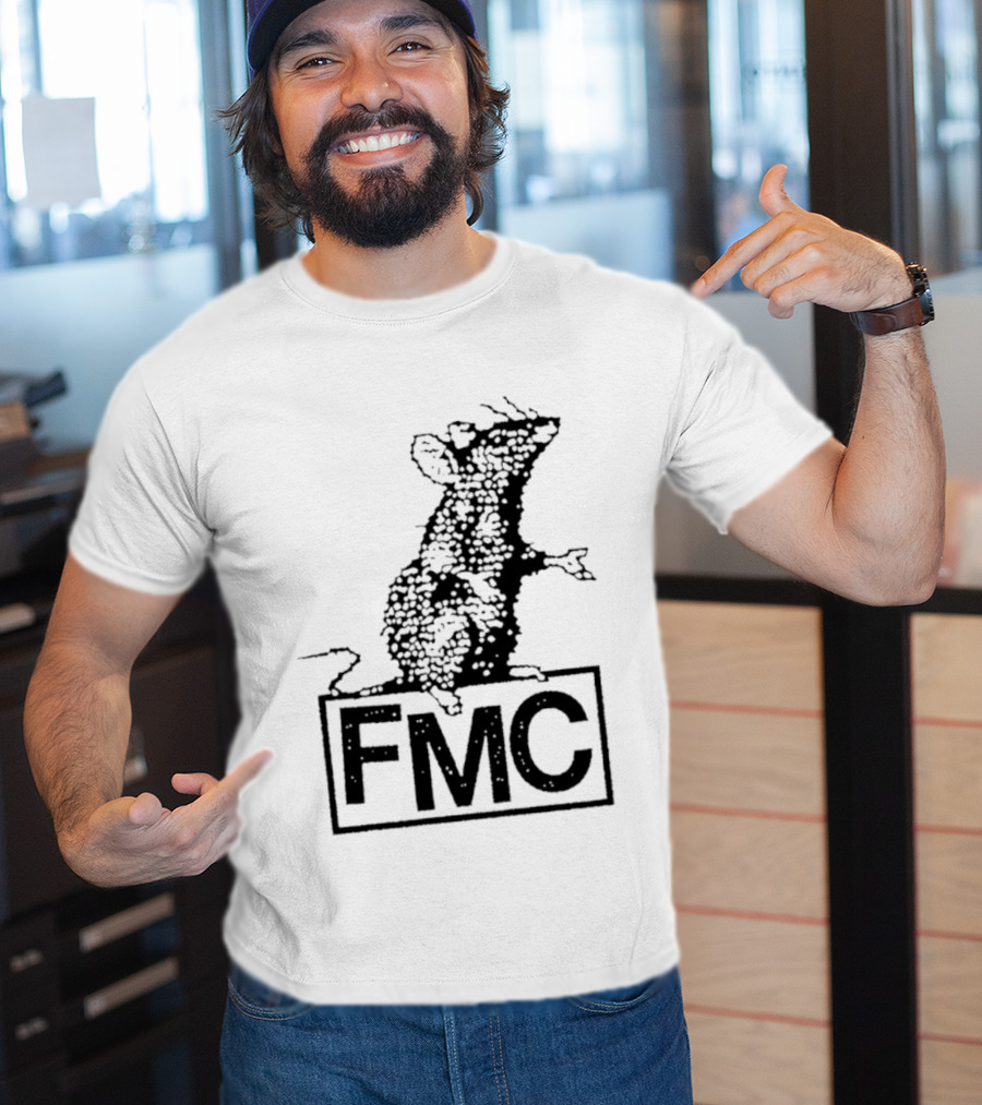 FMC Rat Rodent Sketch Drawing T-Shirt
