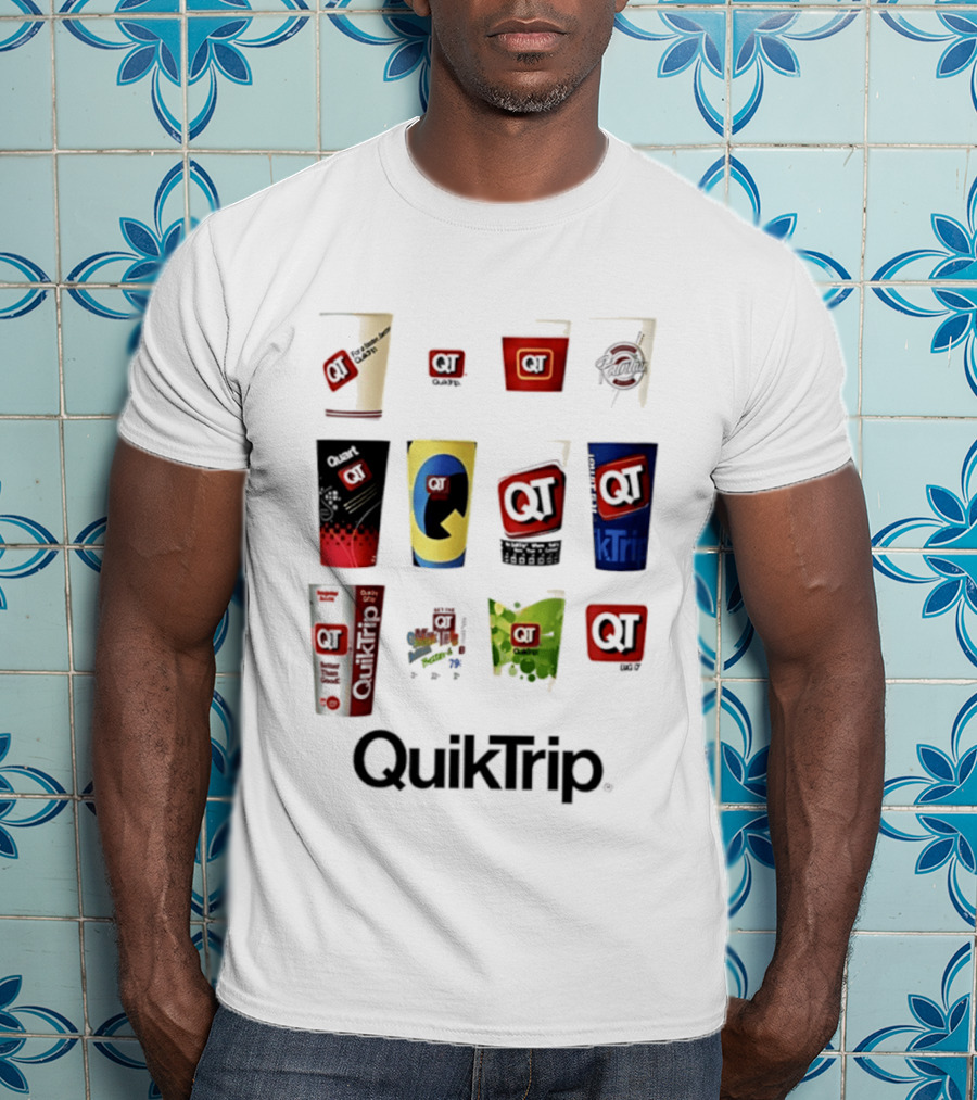 QuikTrip QT Fountain Drink Cup Collection Variety T-Shirt