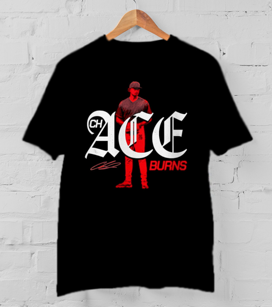 ChACE Burns Cincinnati Reds Chase Burns Baseball Player T-Shirt