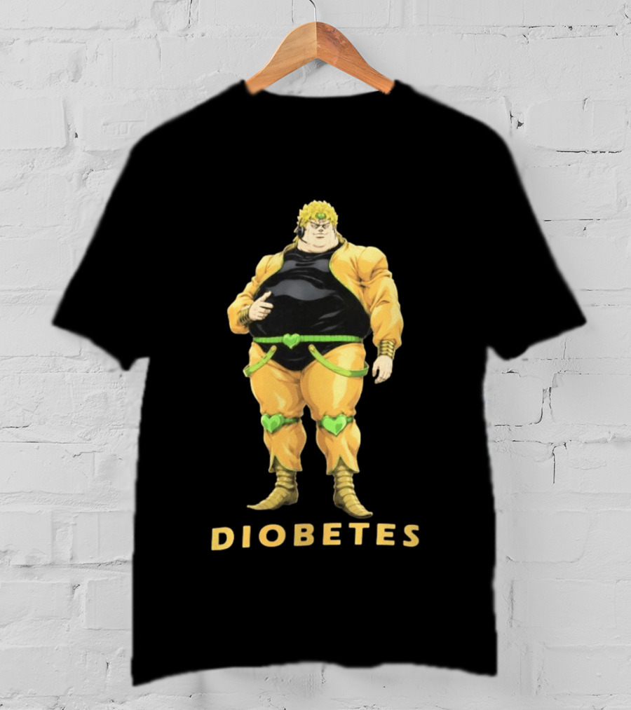 Diabetes Dio Brando JoJo's Bizarre Adventure Meme Characters T-Shirt