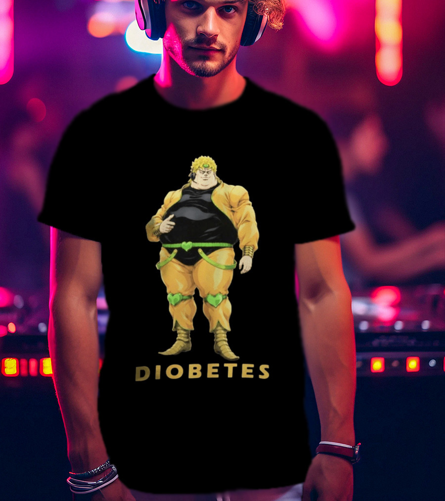 Diabetes Dio Brando JoJo's Bizarre Adventure Meme Characters T-Shirt