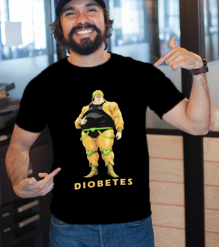 Diabetes Dio Brando JoJo's Bizarre Adventure Meme Characters T-Shirt