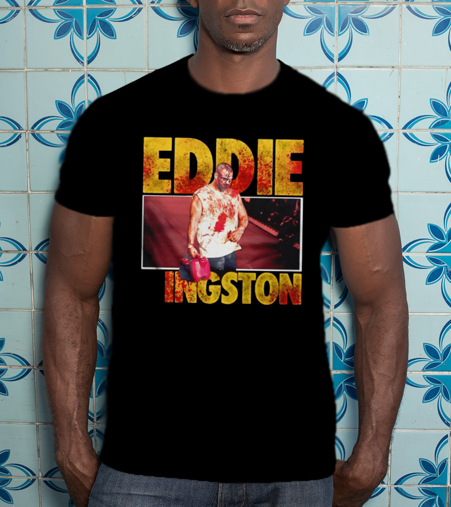 Eddie Kingston Bloody Gas Can Wrestler Image T-Shirt