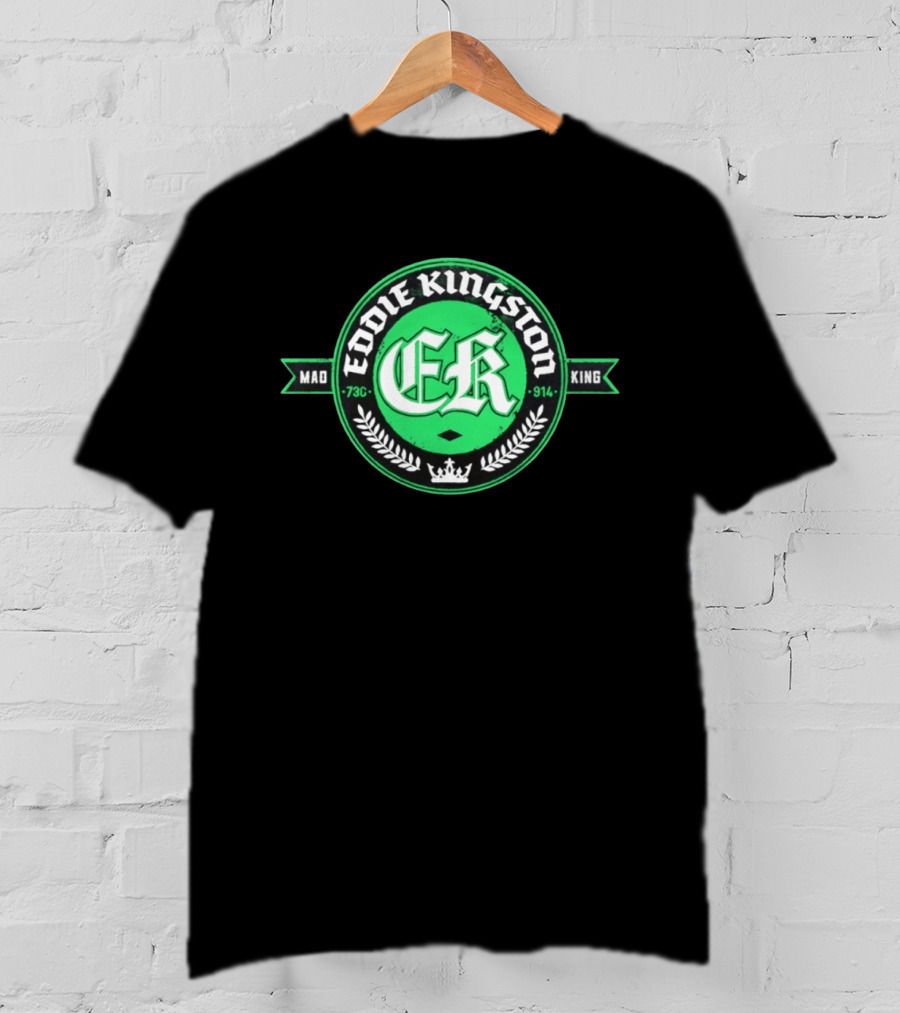 Eddie Kingston Mad King ER 73C 914 Crown Laurel T-Shirt