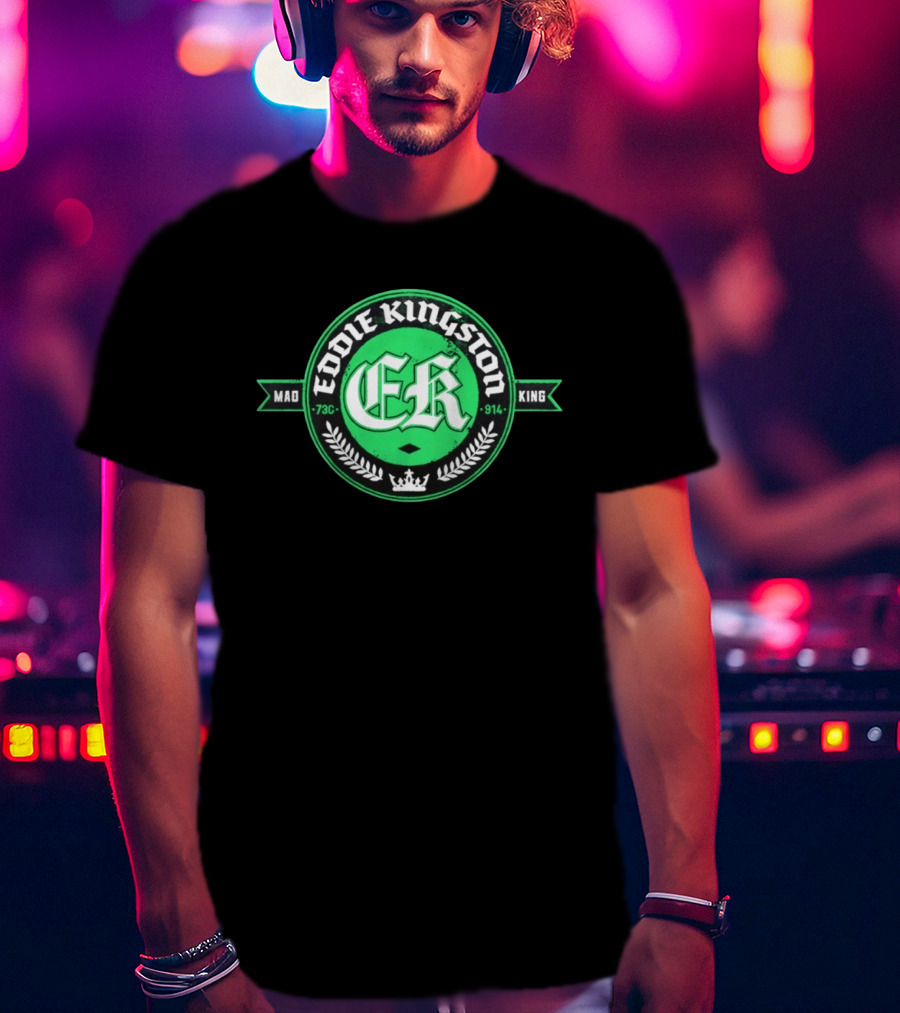 Eddie Kingston Mad King ER 73C 914 Crown Laurel T-Shirt