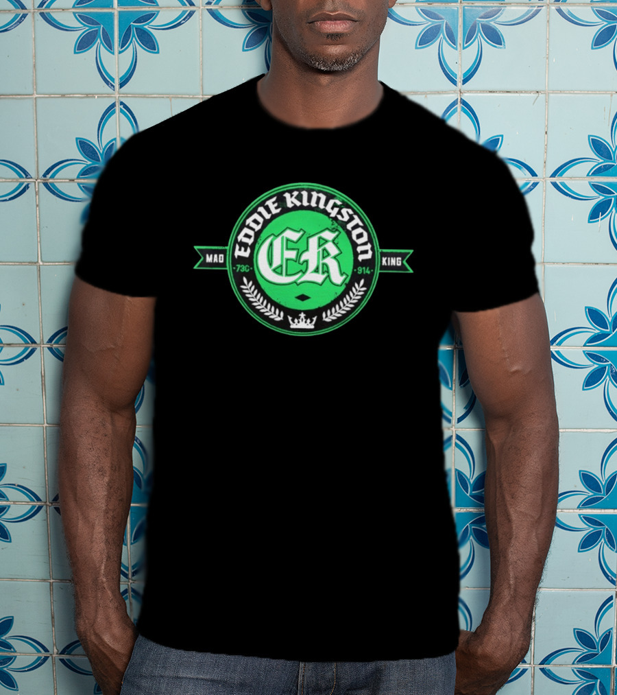 Eddie Kingston Mad King ER 73C 914 Crown Laurel T-Shirt