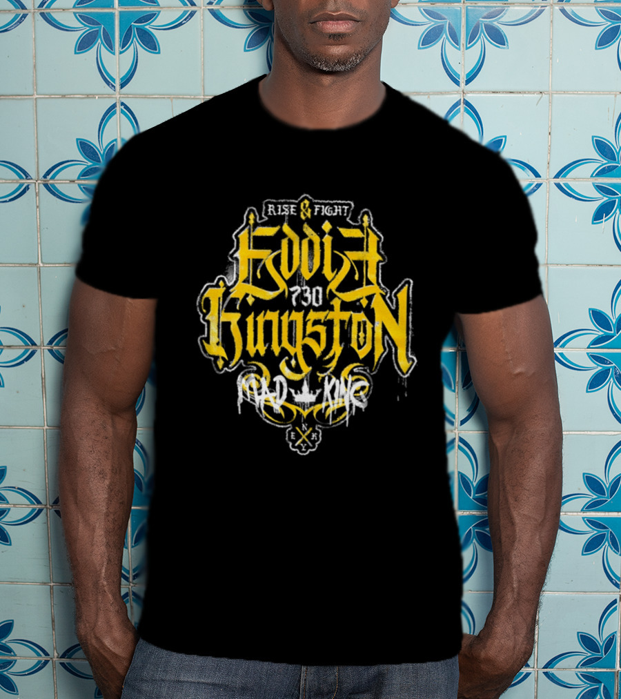 Eddie Kingston Rise And Fight Vintage Mad King Wrestling 730 T-Shirt