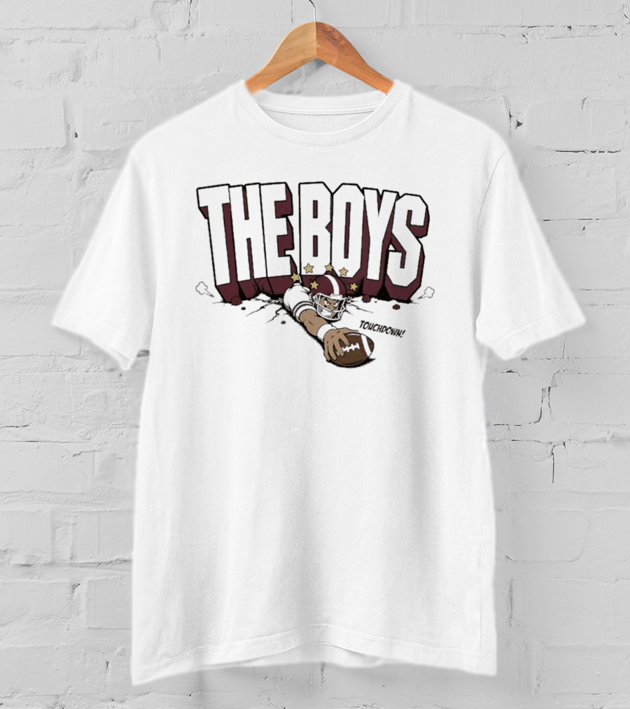 The Boys Touchdown Superhero Football Stars T-Shirt