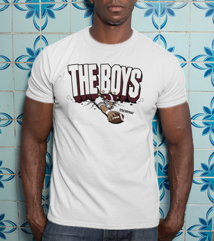 The Boys Touchdown Superhero Football Stars T-Shirt