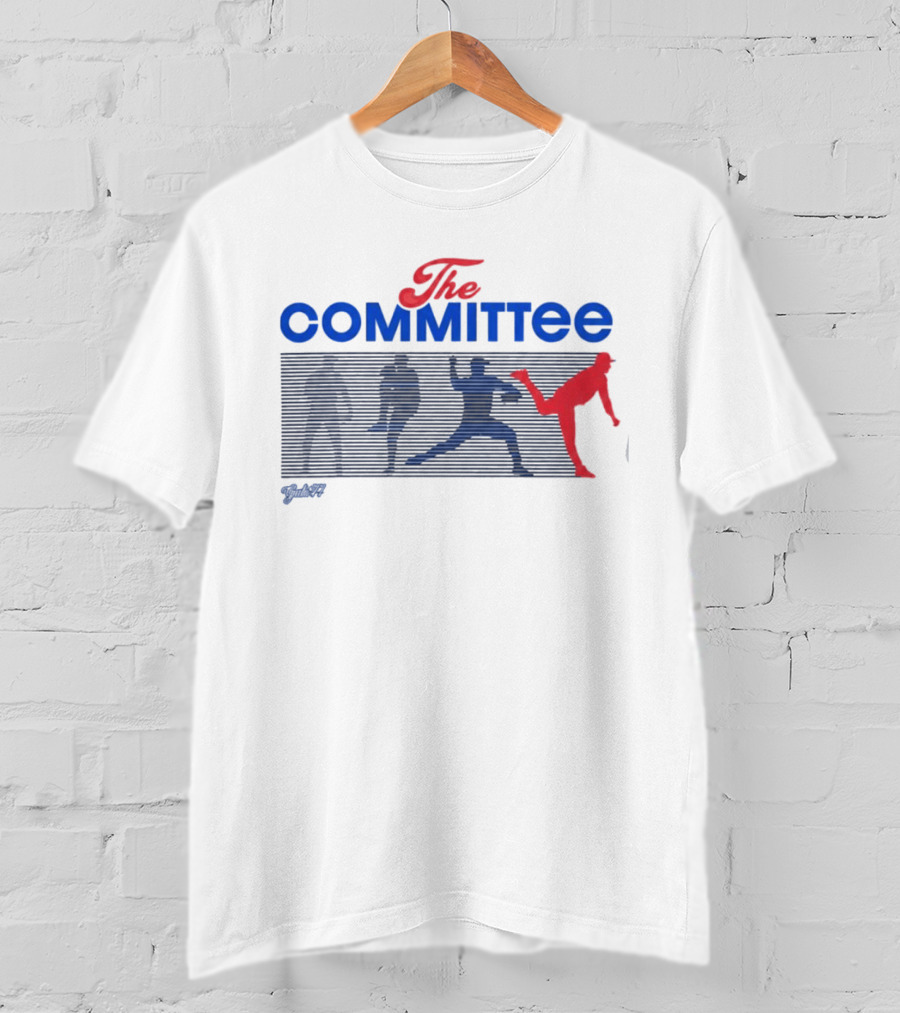 The Committee Gate 14 Podcast Baseball Pitcher Formation T-Shirt
