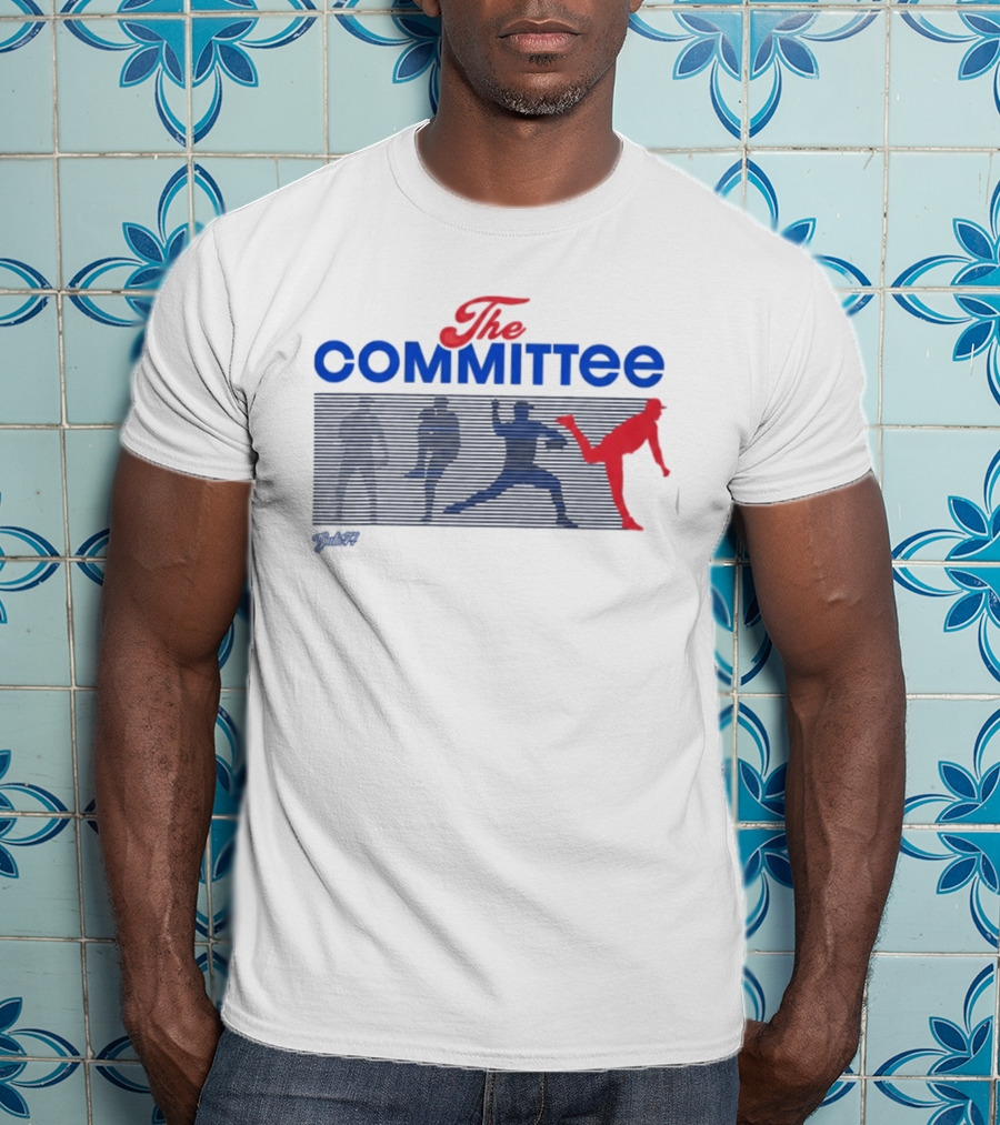 The Committee Gate 14 Podcast Baseball Pitcher Formation T-Shirt