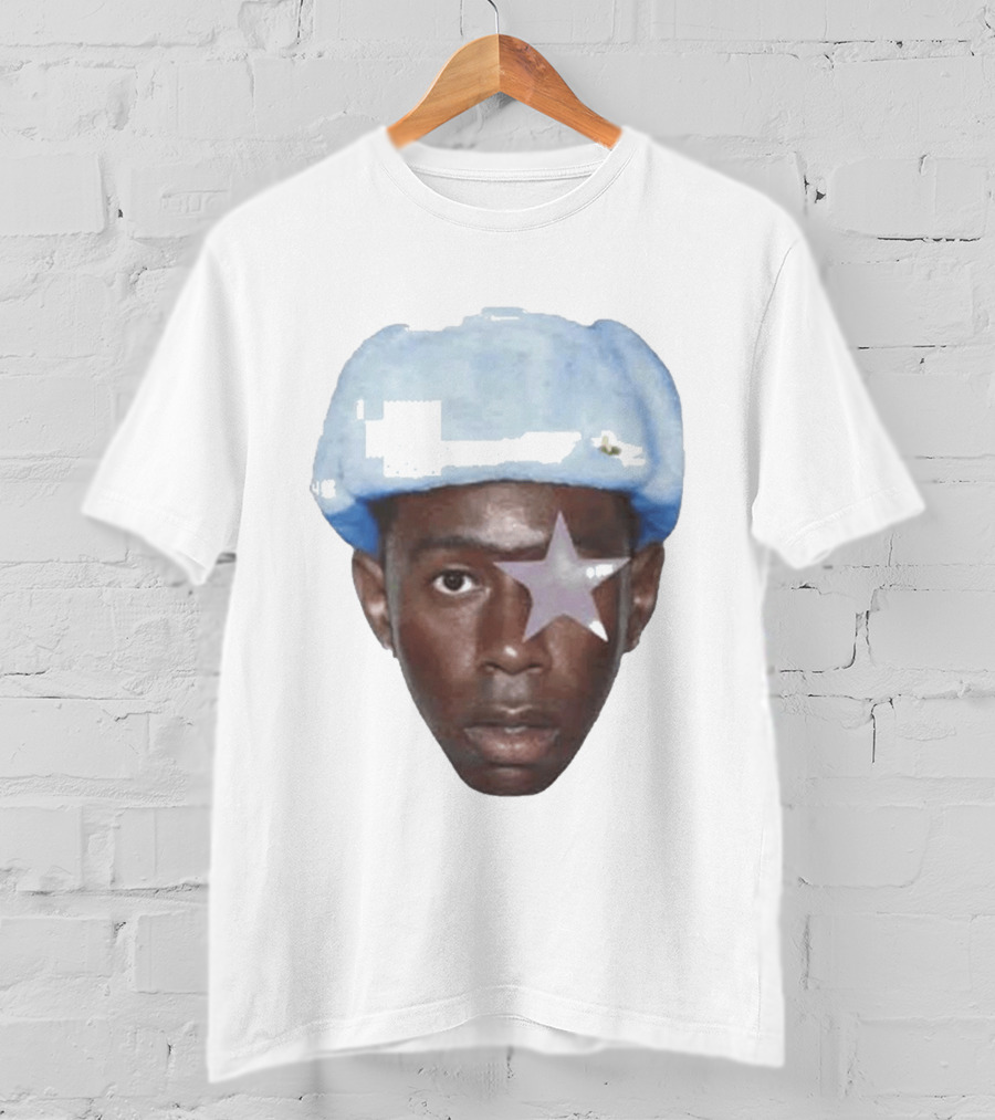 Tyler The Creator Starboy Surreal Blue Hat Star Eye T-Shirt