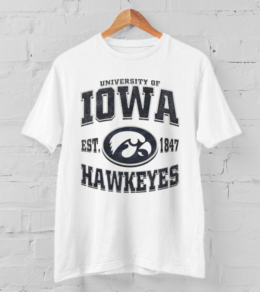 University Of Iowa Hawkeyes Est 1847 T-Shirt