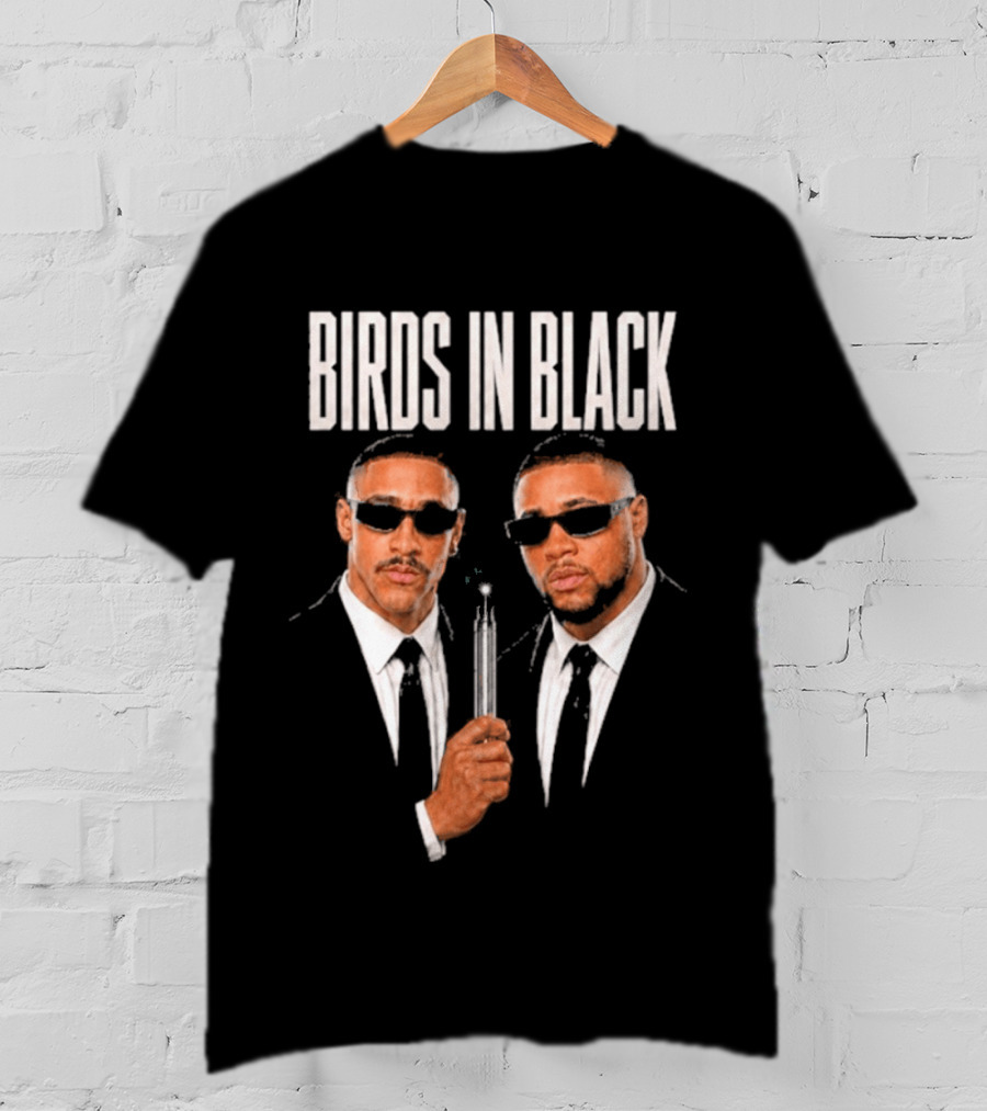 Birds In Black Jalen Hurts Saquon Barkley Agents T-Shirt
