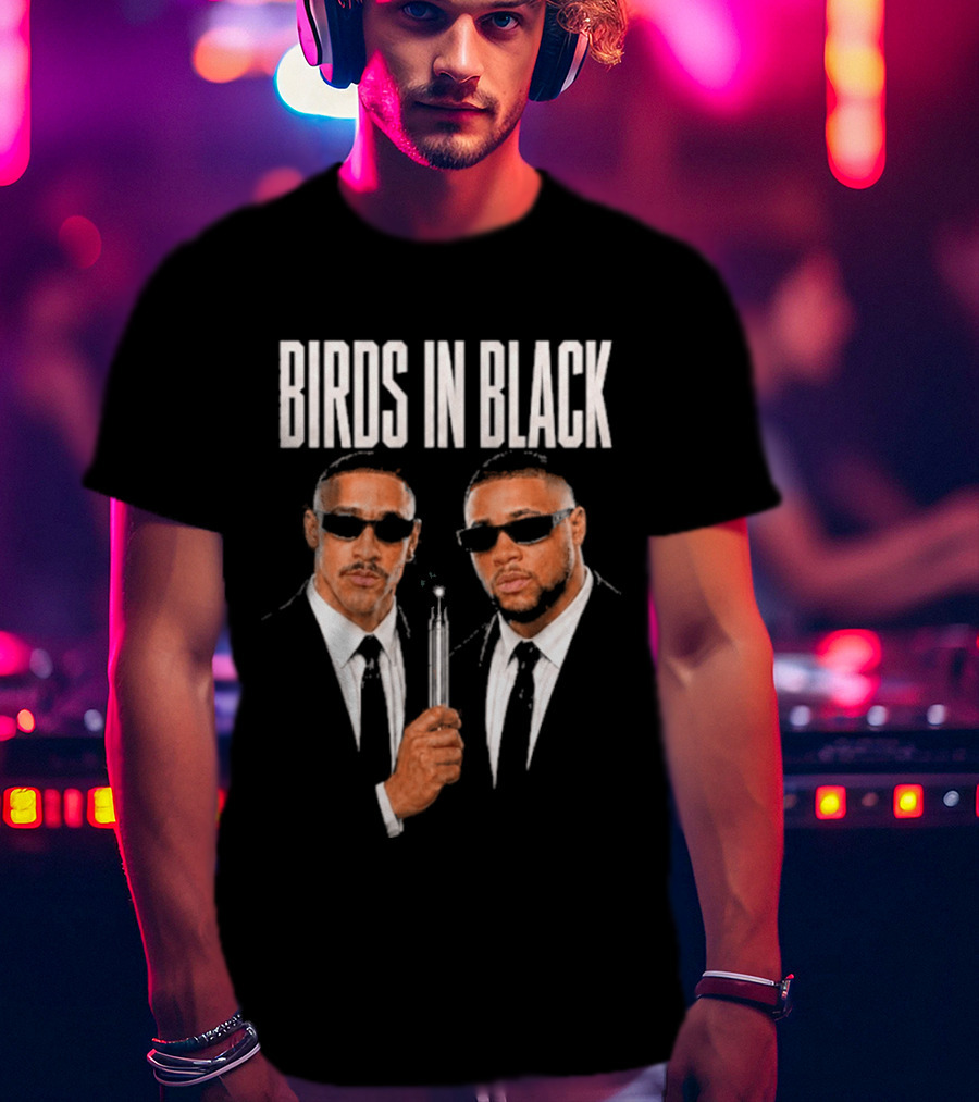 Birds In Black Jalen Hurts Saquon Barkley Agents T-Shirt