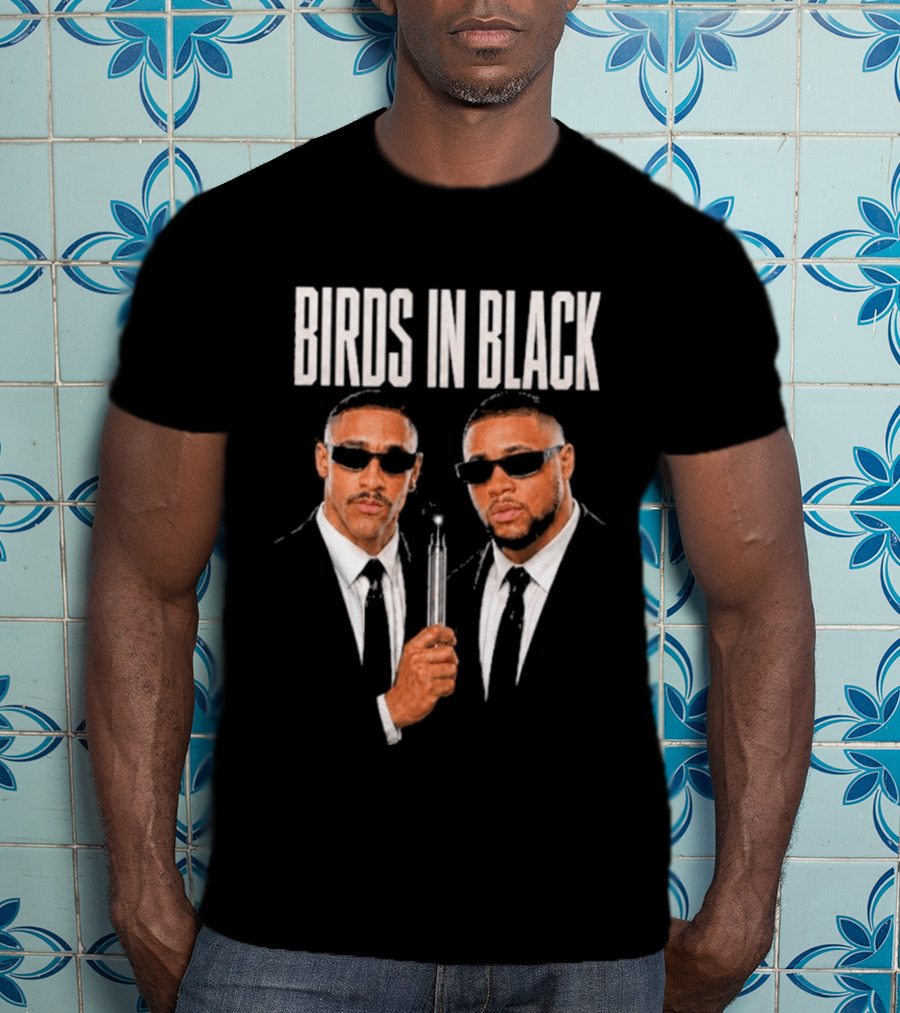 Birds In Black Jalen Hurts Saquon Barkley Agents T-Shirt