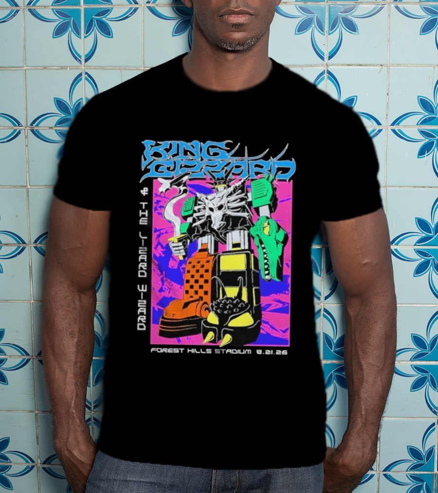King Gizzard And The Lizard Wizard Forest Hills NY Night 2 August 21 2026 Stadium Show T-Shirt