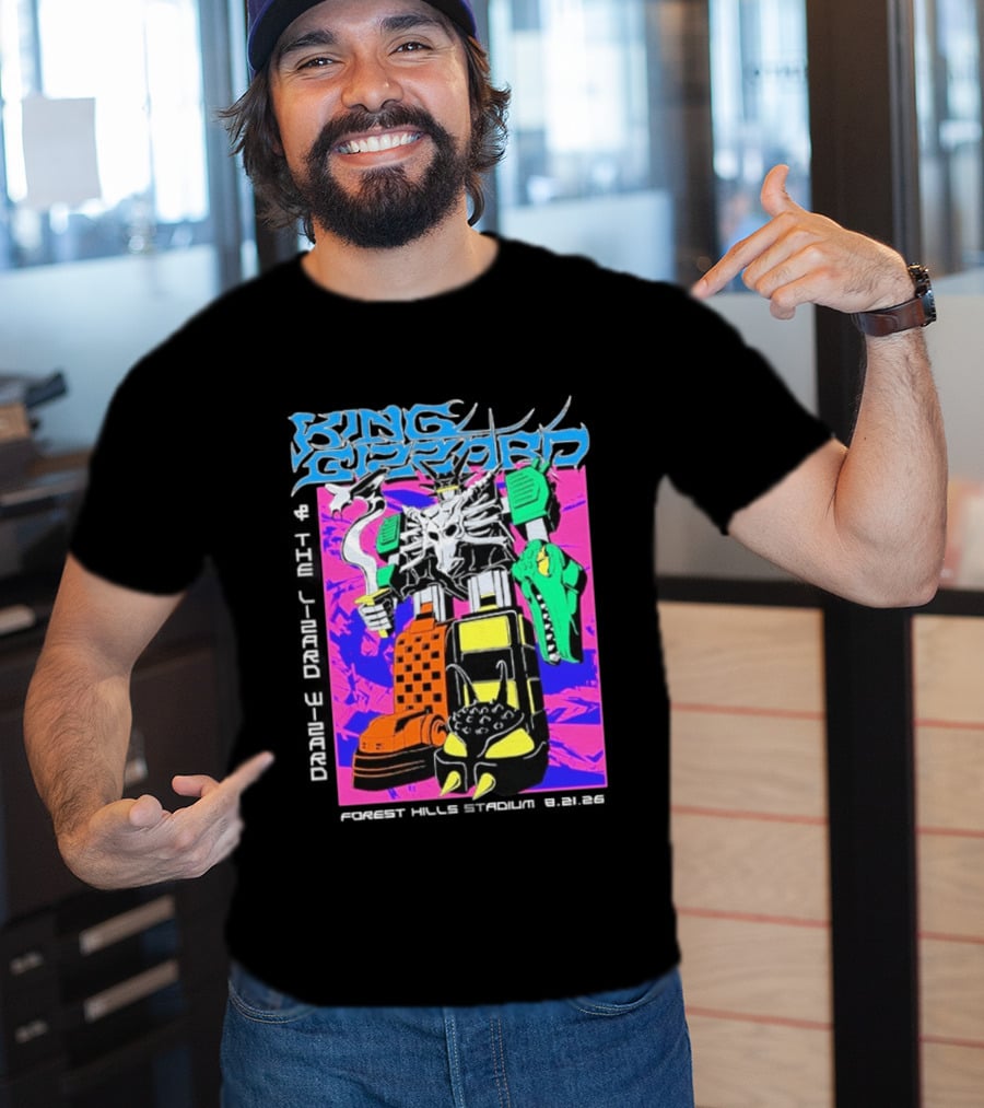 King Gizzard And The Lizard Wizard Forest Hills NY Night 2 August 21 2026 Stadium Show T-Shirt