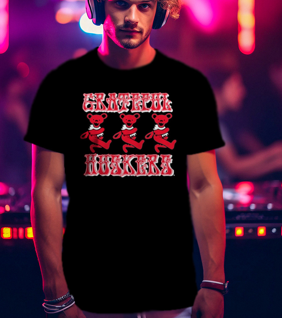 Nebraska Cornhuskers Grateful Huskers Dancing Bears T-Shirt
