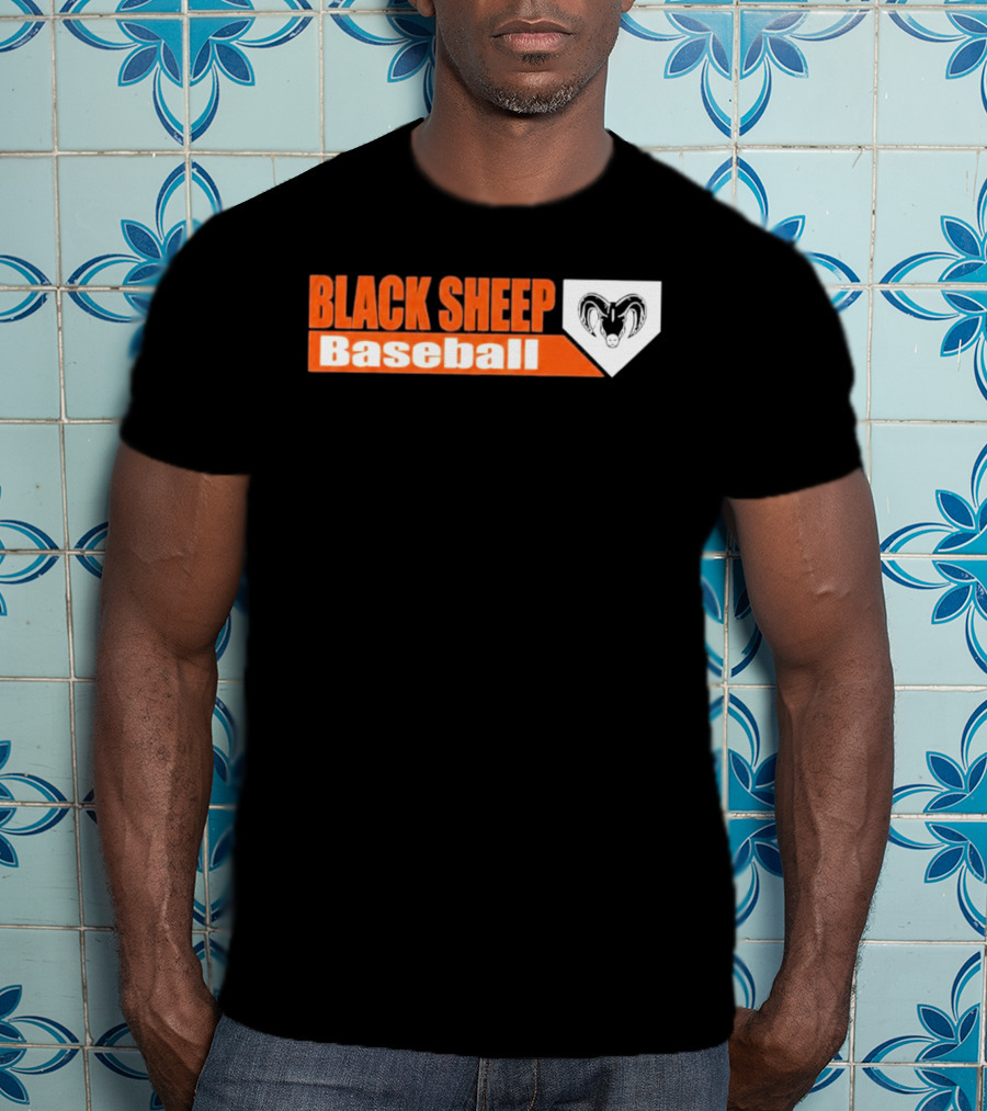 Dee Strange Gordon Black Sheep Baseball Ram T-Shirt