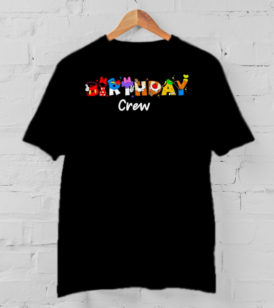 Matt Damon Mickey Mouse And Friends Birthday Crew Celebration T-Shirt