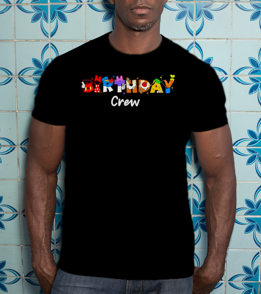 Matt Damon Mickey Mouse And Friends Birthday Crew Celebration T-Shirt