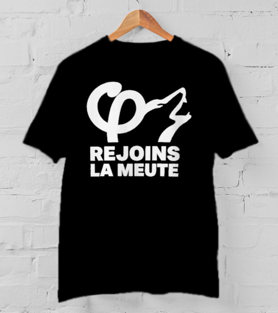 Rejoins La Meute Wolf Call Bold White T-Shirt