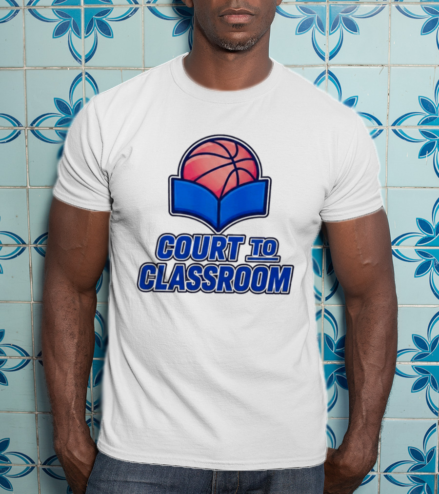 Morez Johnson Jr Court To Classroom Basketball And Education T-Shirt