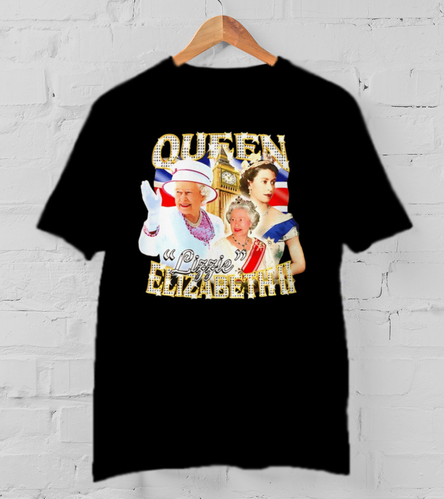 Queen Elizabeth II Lizzie 90s Bootleg Iconic Royal T-Shirt