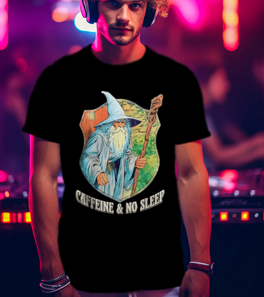 Wizard Caffeine & No Sleep T-Shirt