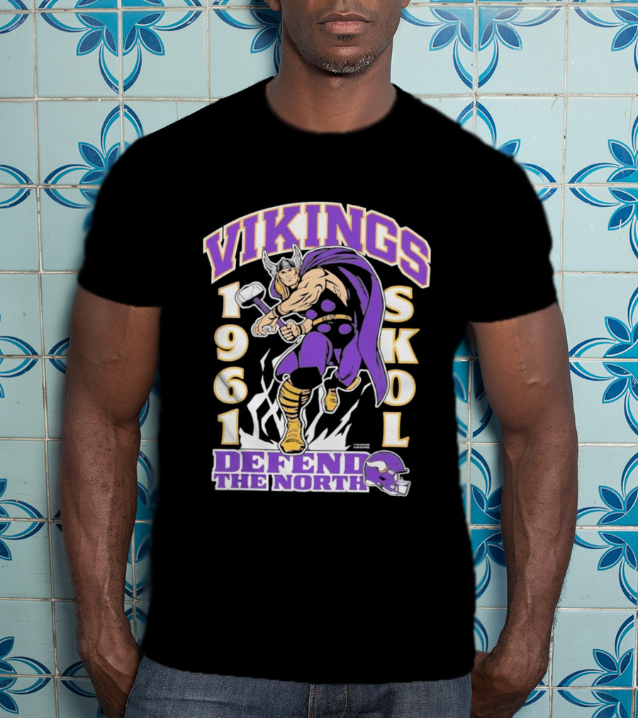 Vikings Defend The North Skol 1961 Minnesota T-Shirt