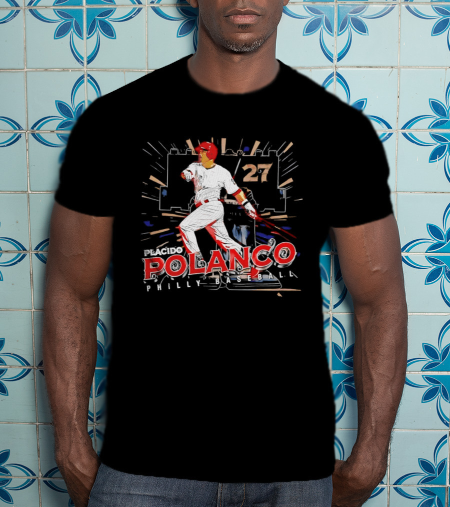 Placido Polanco 27 Philadelphia Phillies Baseball Player T-Shirt