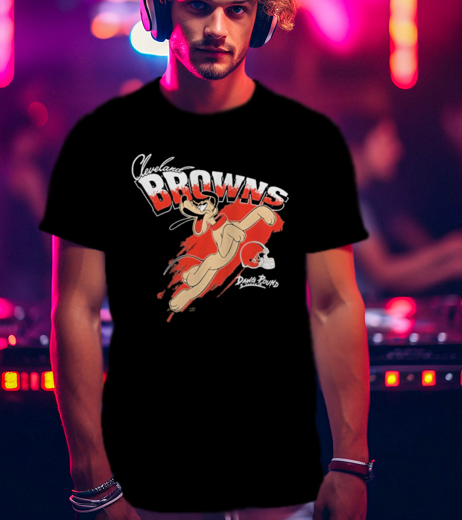 Cleveland Browns Pluto Disney Character Collaboration 2026 T-Shirt