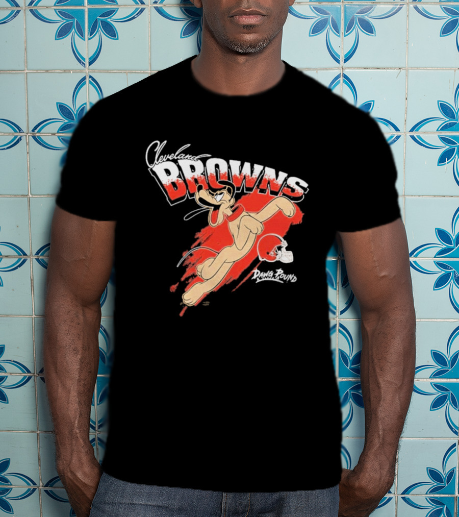 Cleveland Browns Pluto Disney Character Collaboration 2026 T-Shirt