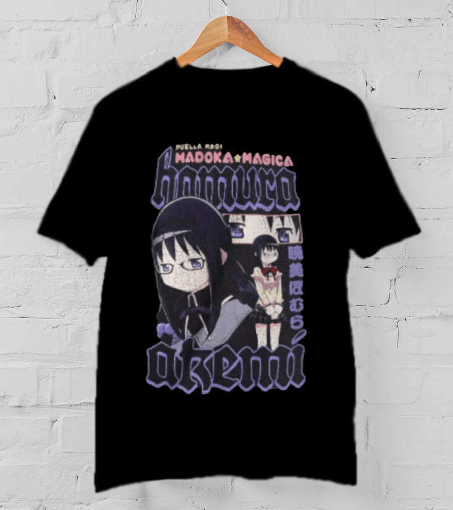 Puella Magi Madoka Magica Homura Akemi Anime T-Shirt