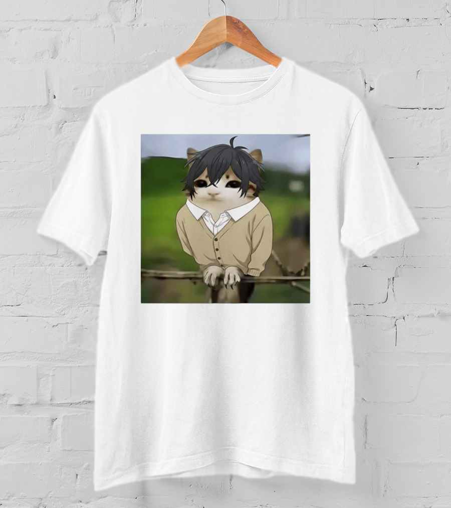 Horimeowls Miyamura Cat Owl Meme Anime Hybrid T-Shirt