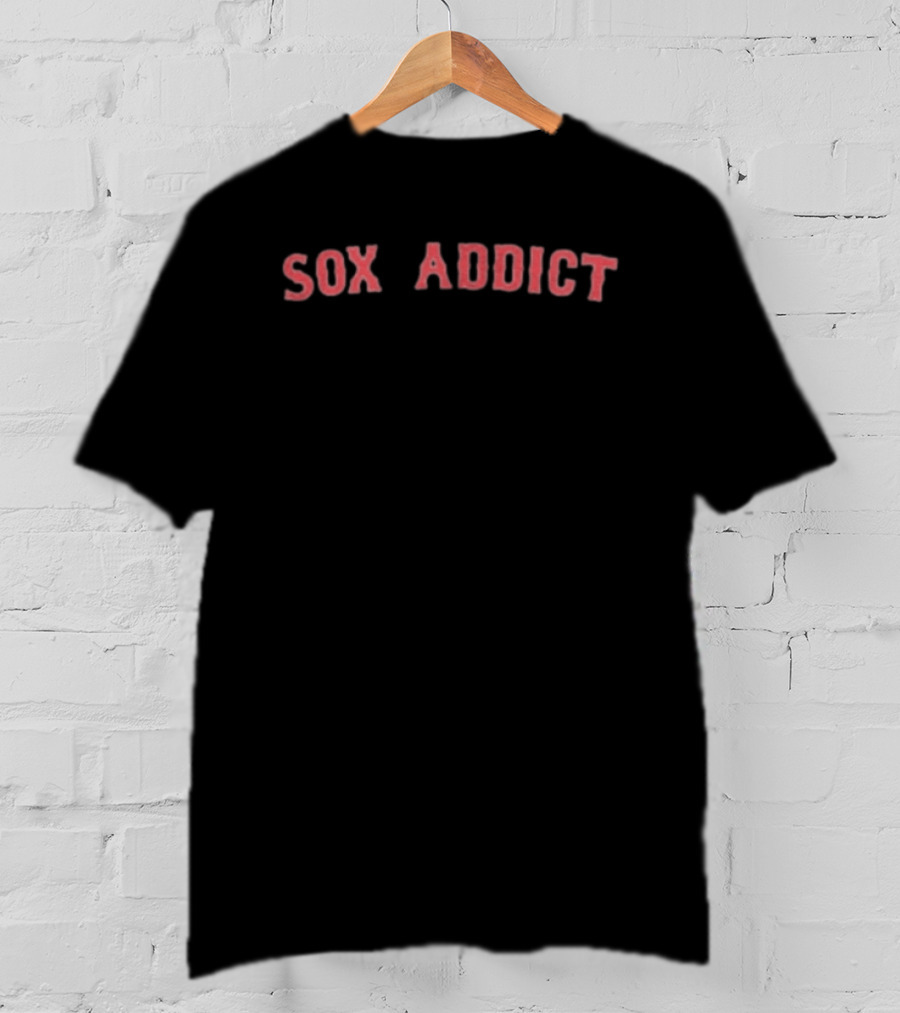 MLB Sox Addict Enthusiast Fan Collection T-Shirt
