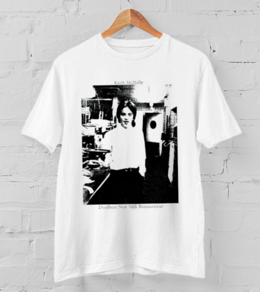 Keith McNally Dead Beat New York Restaurateur Black And White T-Shirt