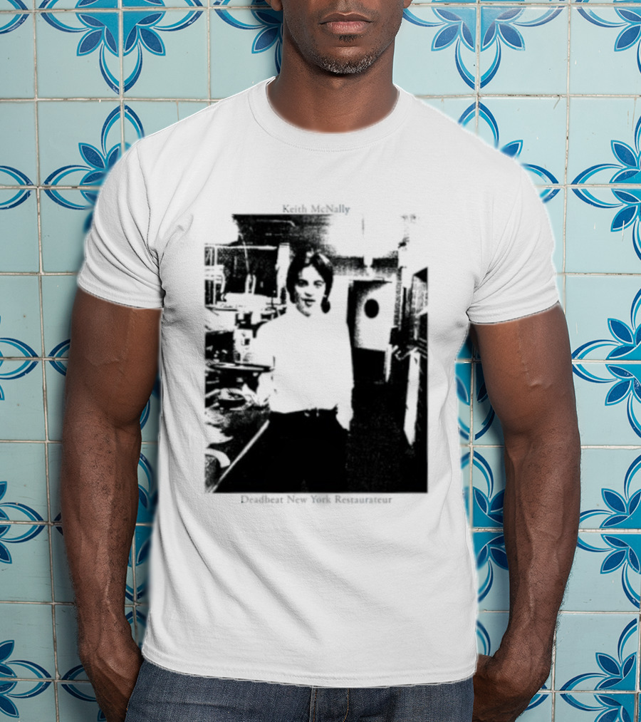 Keith McNally Dead Beat New York Restaurateur Black And White T-Shirt