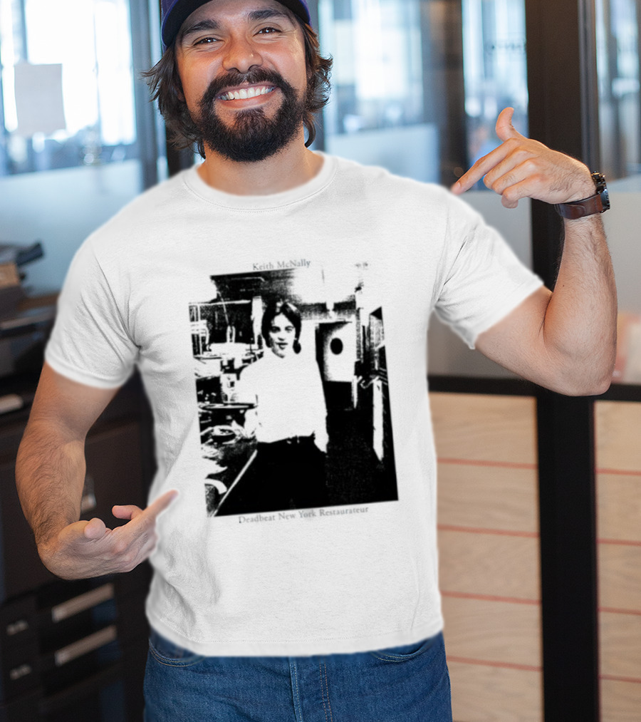 Keith McNally Dead Beat New York Restaurateur Black And White T-Shirt