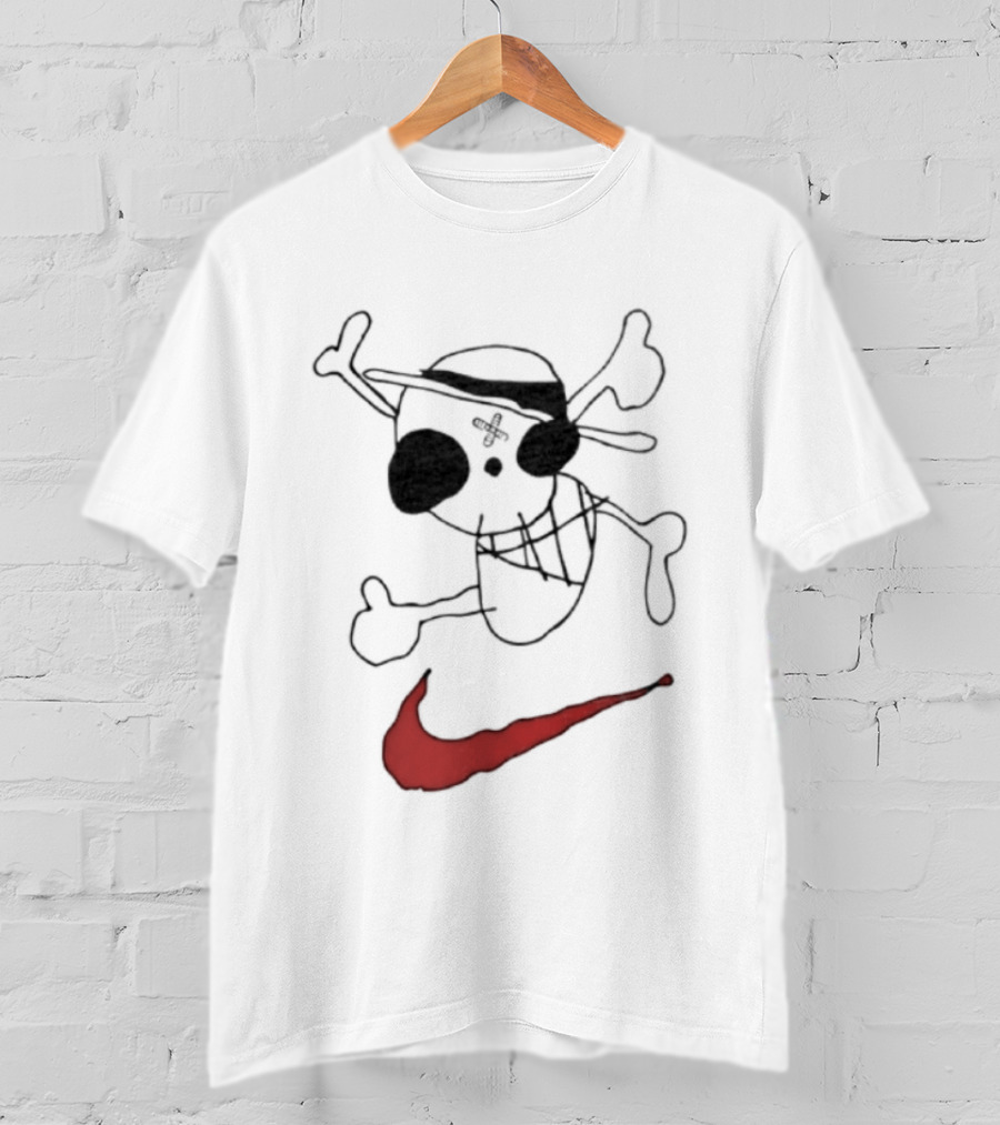 One Piece Luffy Iwara Jolly Roger 2026 Nike T-Shirt