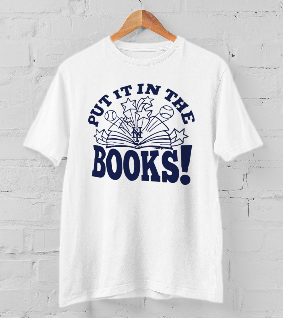 Put It In The Books New York Mets MLB Baseball Stars Celebration T-Shirt