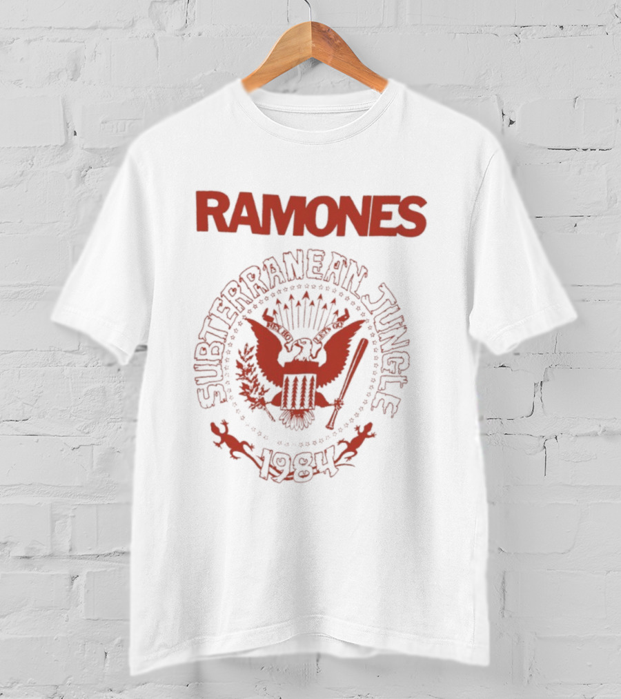 Ramones Subterranean Jungle 1984 Hey Ho Let's Go T-Shirt