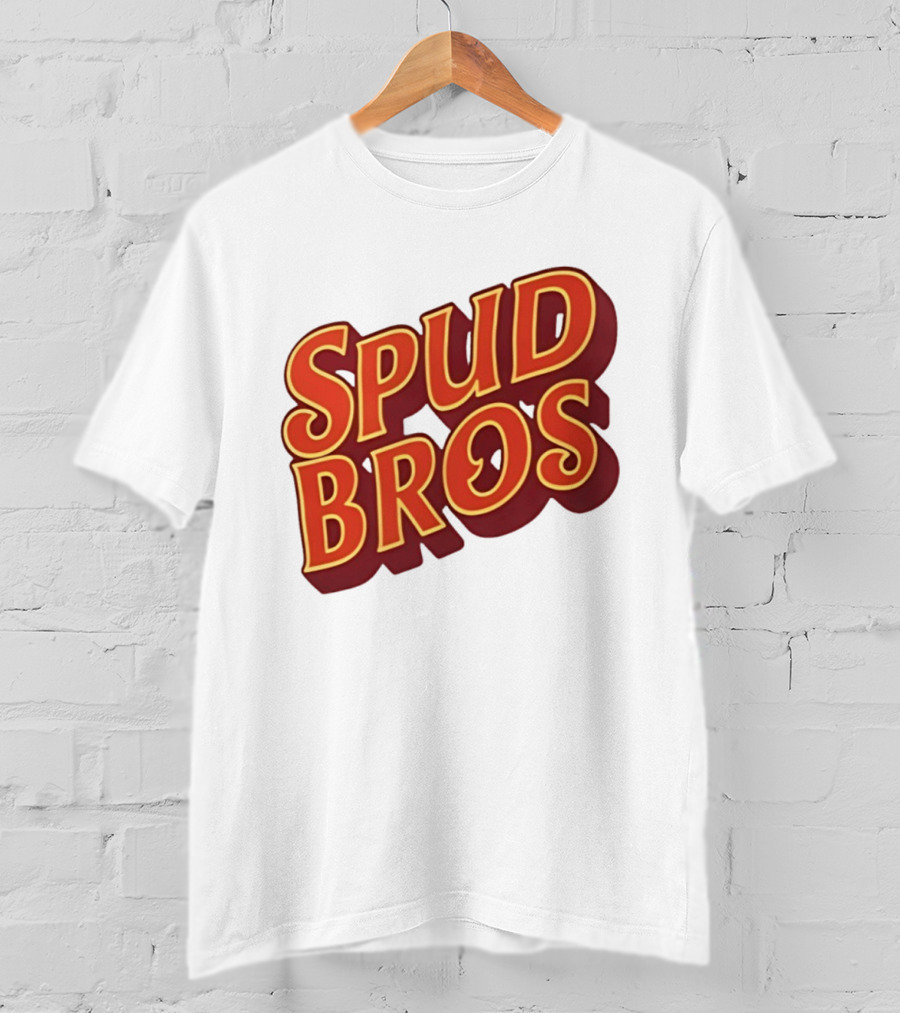 Spud Bros Joe Tessitore Playful Retro Font T-Shirt